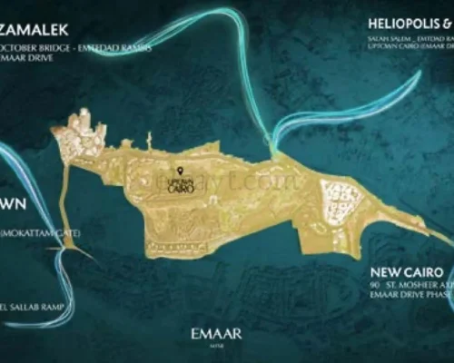 uptown cairo location